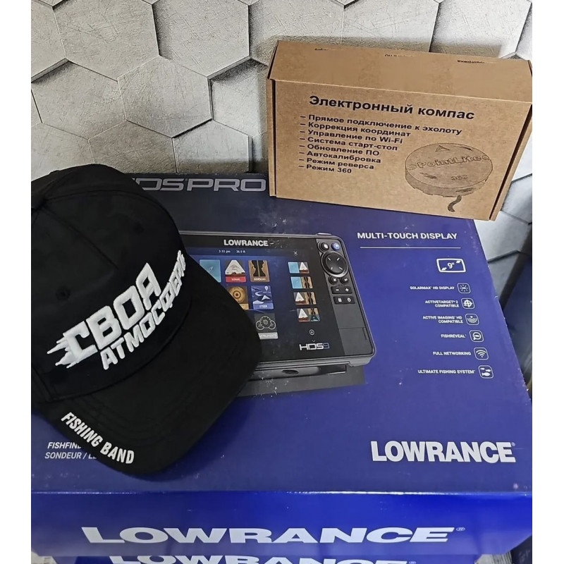 Lowrance HDS9 PRO(новый) + компас Point lite 360 w