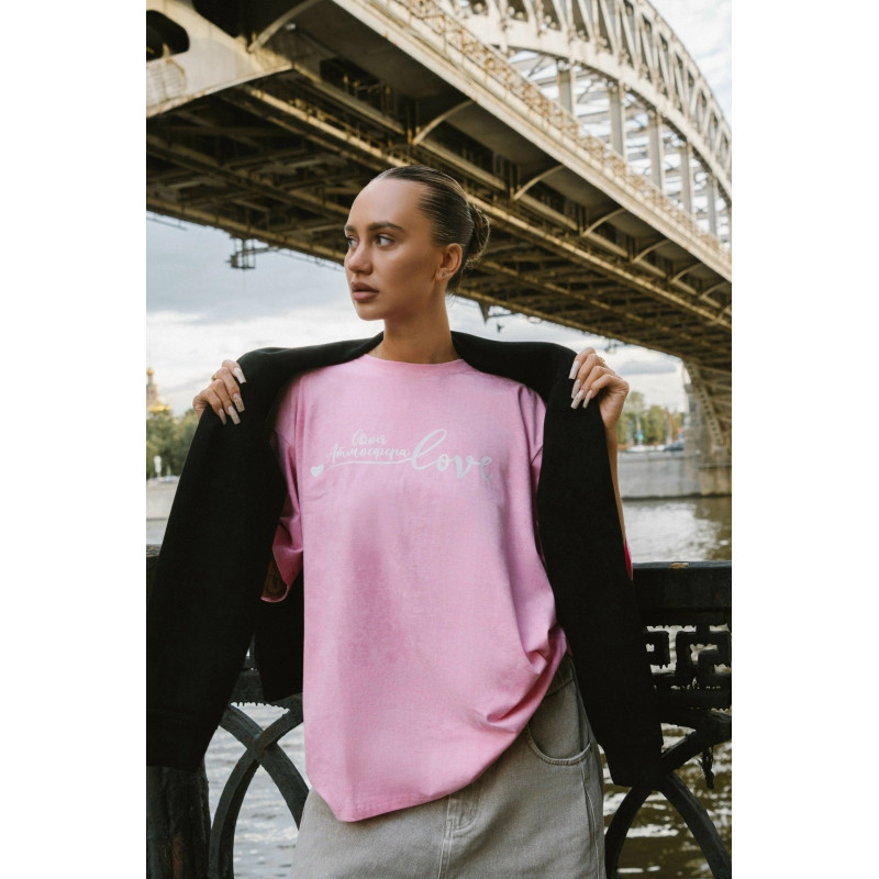 Футболка Своя Атмосфера (Для девушек Pink)